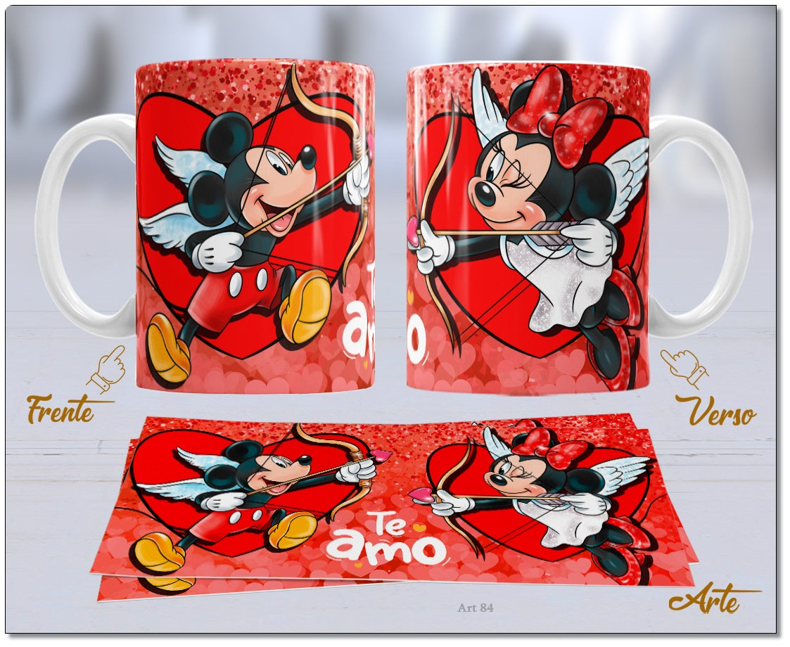 Namorados Mickey e Minie