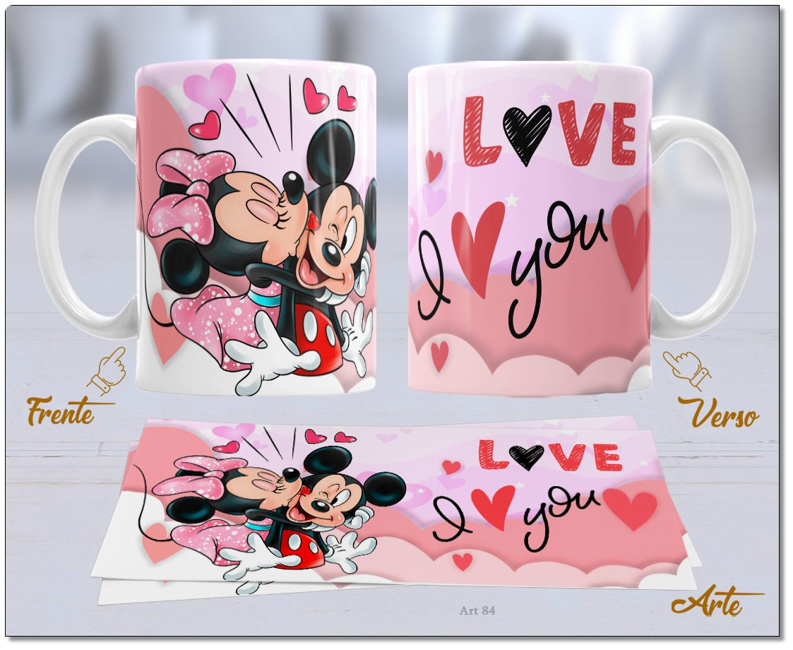 Namorados Mickey e Minie