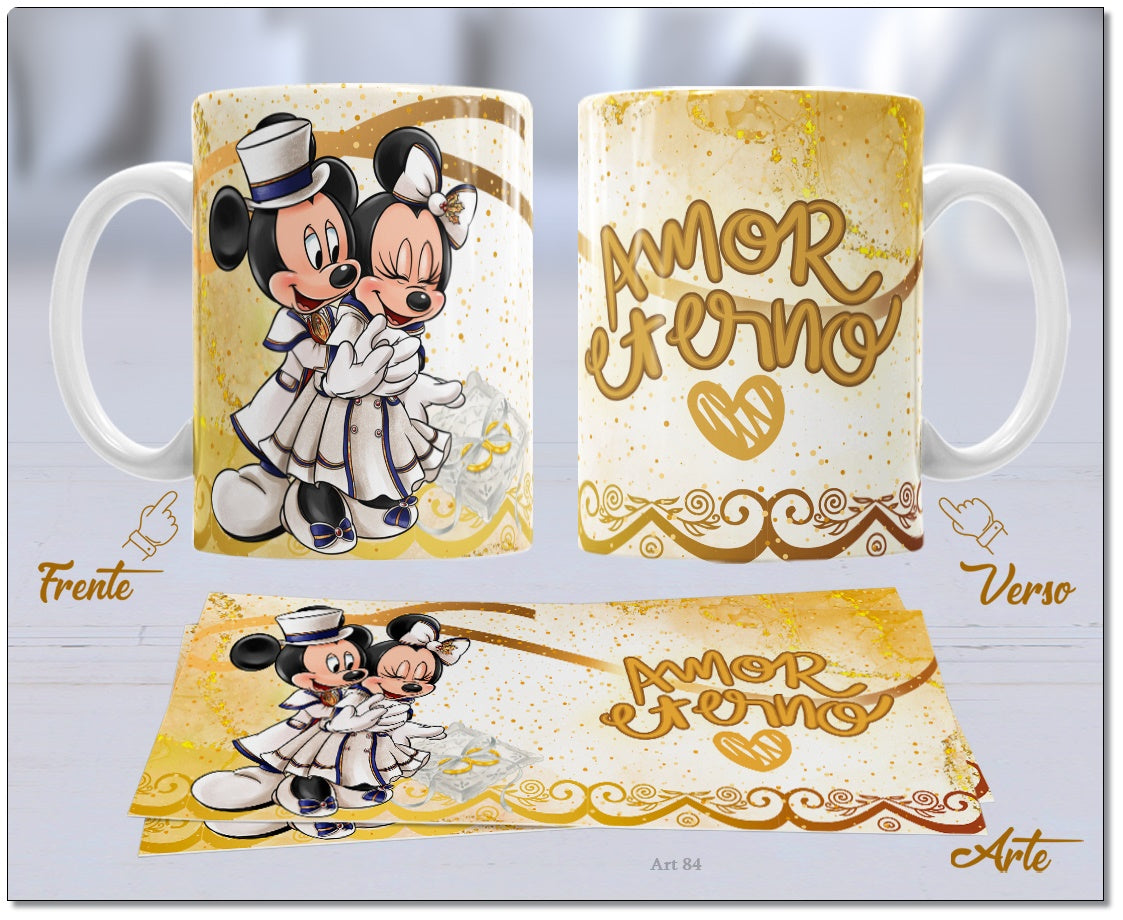 Namorados Mickey e Minie