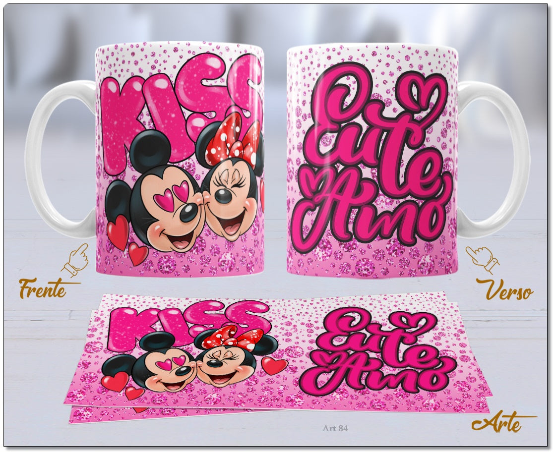 Namorados Mickey e Minie