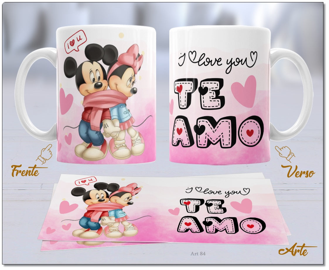 Namorados Mickey e Minie