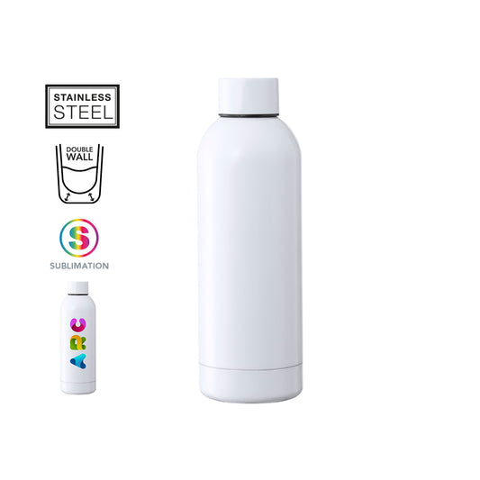 Garrafa Térmica Inox branco - 500ml