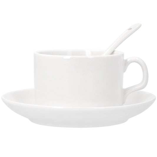 Chávena de Café com Prato e Colher