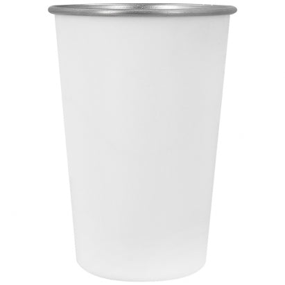 Copo Inox branco - 500ml